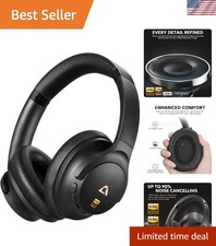 AI Y8+ Noise Cancelling Headphones - Bluetooth 6.0, 100H Playtime, Hi-Res Audio