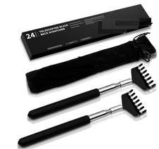 2 Pack Portable Extendable Back Scratcher Telescoping Back Scratcher