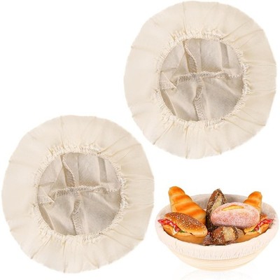 2 Pcs Round Bread Proofing Basket Cloth Liner