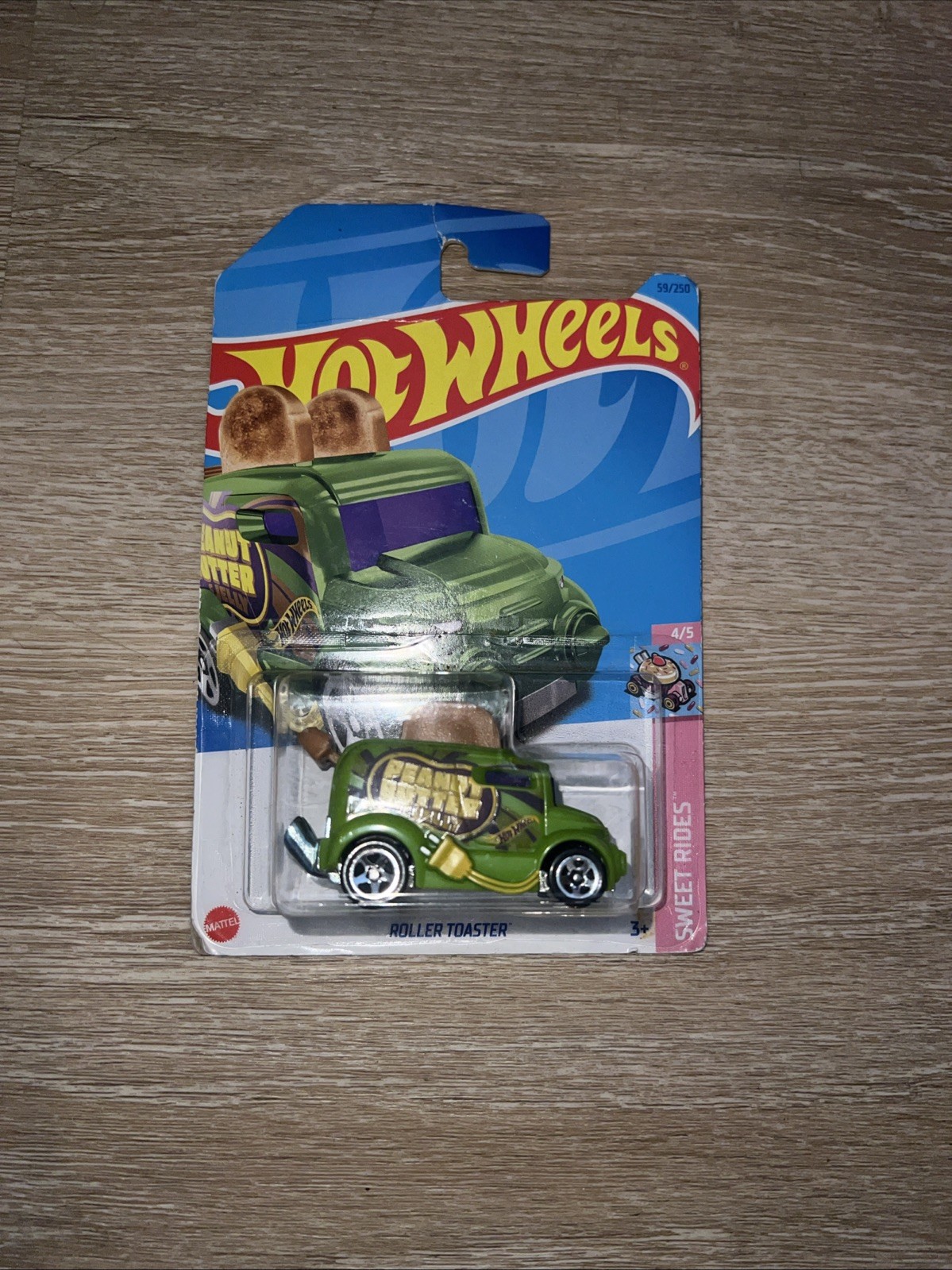 HOT WHEELS ROLLER TOASTER IN GREEN 59/250 SWEET RIDES SERIES 4/5 Brand New!!
