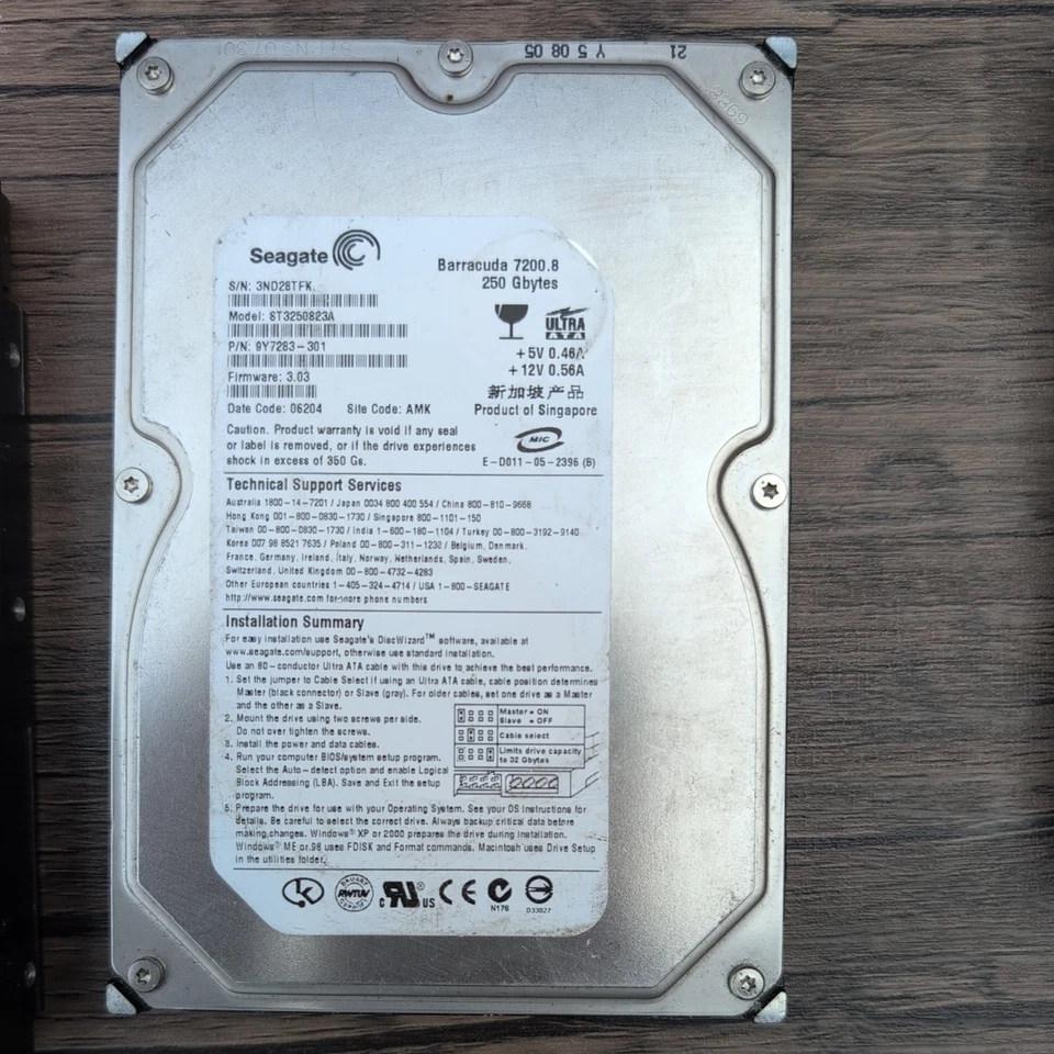 Samsung F3 1TB,Internal,7200 RPM,8.89 cm (3.5") (HD103SJ) Desktop HDD Seagate 2  - Image 3 of 4