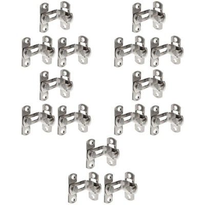 15 Sets Edelstahl -Latch -Flips -Türen Verriegelung für Fenster Schiebetür