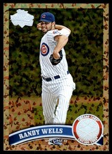 Randy Wells 2011 Topps #481 Chicago Cubs MLB READ FREE SHIPPING AutographDen