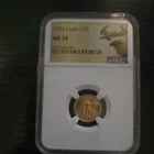2024 Eagle G$5 NGC MS70 1/10th Oz Gold Coin - FLAWLESS Gold coin