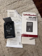 Liftmaster 881LMW Motion Detecting Control Panel  Push Button Light Switch