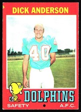 1971 Topps #67 Dick Anderson