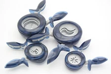 Fiskars Lot  4 Hand Held  Paper SQUEEZE PUNCHES Shapes