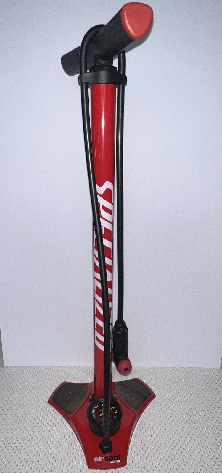 SPECIALIZED AIRTOOL COMP FLOOR PUMP Red Air Pump Specialized Bike Bicycle