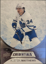 2021-22 Upper Deck Credentials #5 Auston Matthews