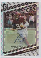 2022 Panini Donruss Dominators Auto 33/49 Antonio Gibson #D18 Auto 0zt4