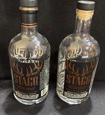 2 STAGG JR. Bourbon Empty Bottles Batch 13 64.2% 128.4prf Batch 17 64.37% 128.7 