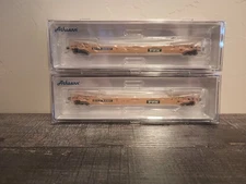 N Scale Athearn Container Well  Car, Gunderson Husky Stack 48 - TTX Set of 2