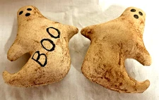 Primitive Bowl Fillers/Farmhouse/Ghosts/Set of 2/Halloween