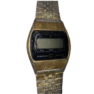 RARE Vintage Commodore International Digital Watch For Parts or Repair