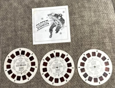Vintage  1977 Marvel CAPTAIN AMERICA View-Master GAF ''Where walks the Sleeper''