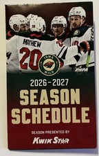 2026-2027 IOWA WILD Schedule  Minor Hockey Football COOL