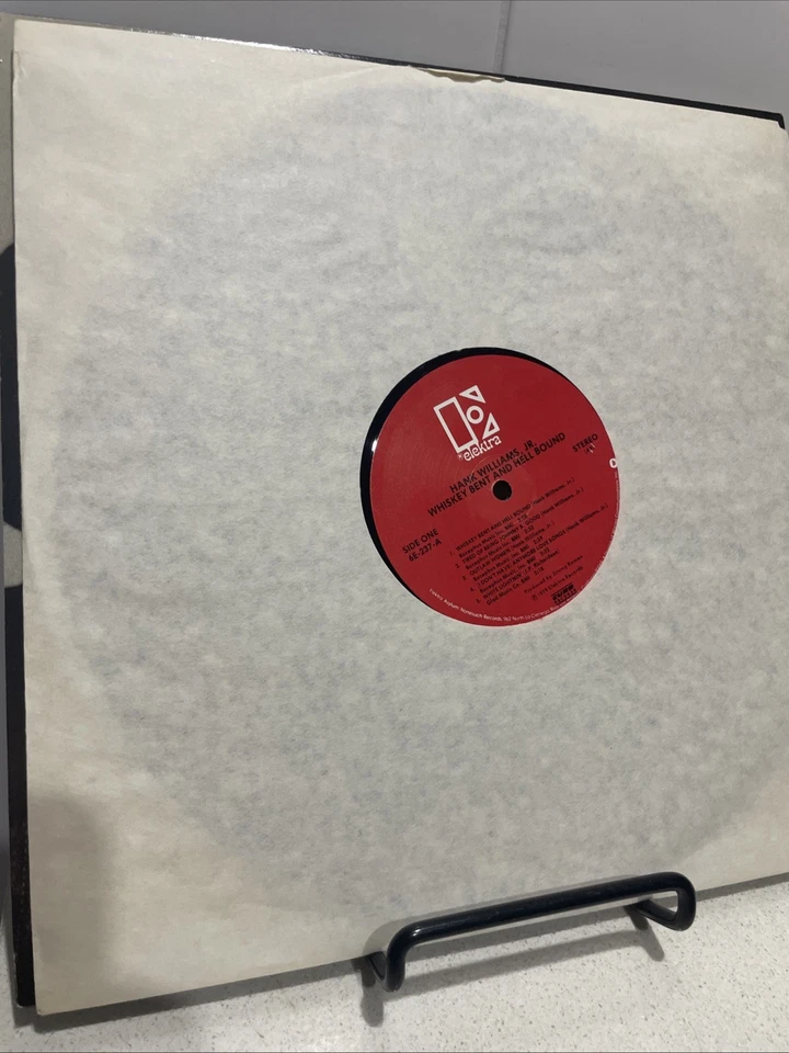 Whiskey Bent And Hell Bound LP Hank Williams, Jr. Vinyl 1979 6E-237 Elektra - Image 3 of 4