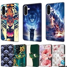 Custodia per Samsung A56 A16 A14 A34 A55 A54 modello pelle portafoglio custodia telefono