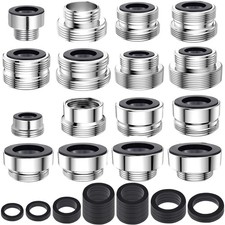 16 pcs Faucet Adapter Kit, Kitchen Aerator Adapter Set Female M22 Sink Faucet...