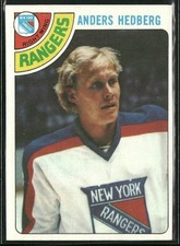 1978-79 Topps Anders Hedberg #25 New York Rangers