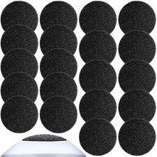 20 Pieces Regular Coarse Replacement Pads for 20 Count Pack of 1 , Black