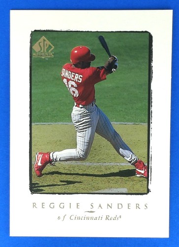 1998 SP Authentic Reggie Sanders #73 card