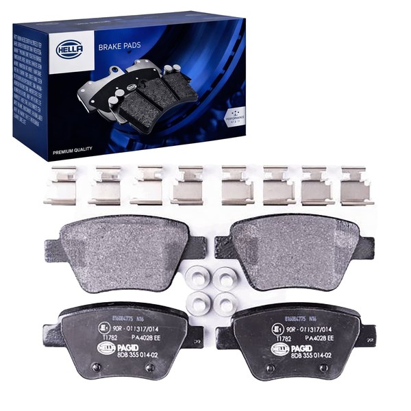 Hella BremsbelÄGe Hinten Passend FüR Audi A1 A3 Seat Altea Leon Skoda Octa-image