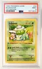 PSA 9 Pokémon 1st Edition 1999 - Base Set - Bulbasaur 44/102 MINT Gray Stamp