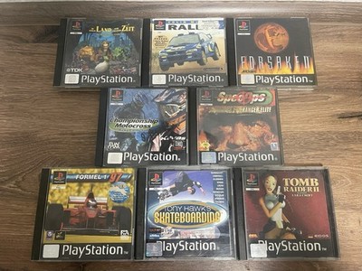 Playstation 1 PS1 Spiele Spielesammlung  8 Stück Videospiele Konvolut Sammlung