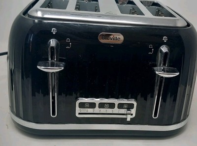 Breville VTT476 Impressions 4-Scheiben-Toaster schwarz. Gebraucht. funktionstüchtig. 