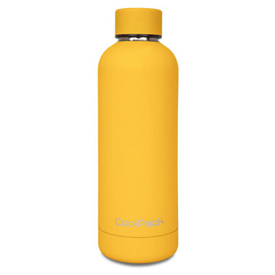 Thermoflasche Coolpack Edelstahl 500ml Gelb Bonet Z23005
