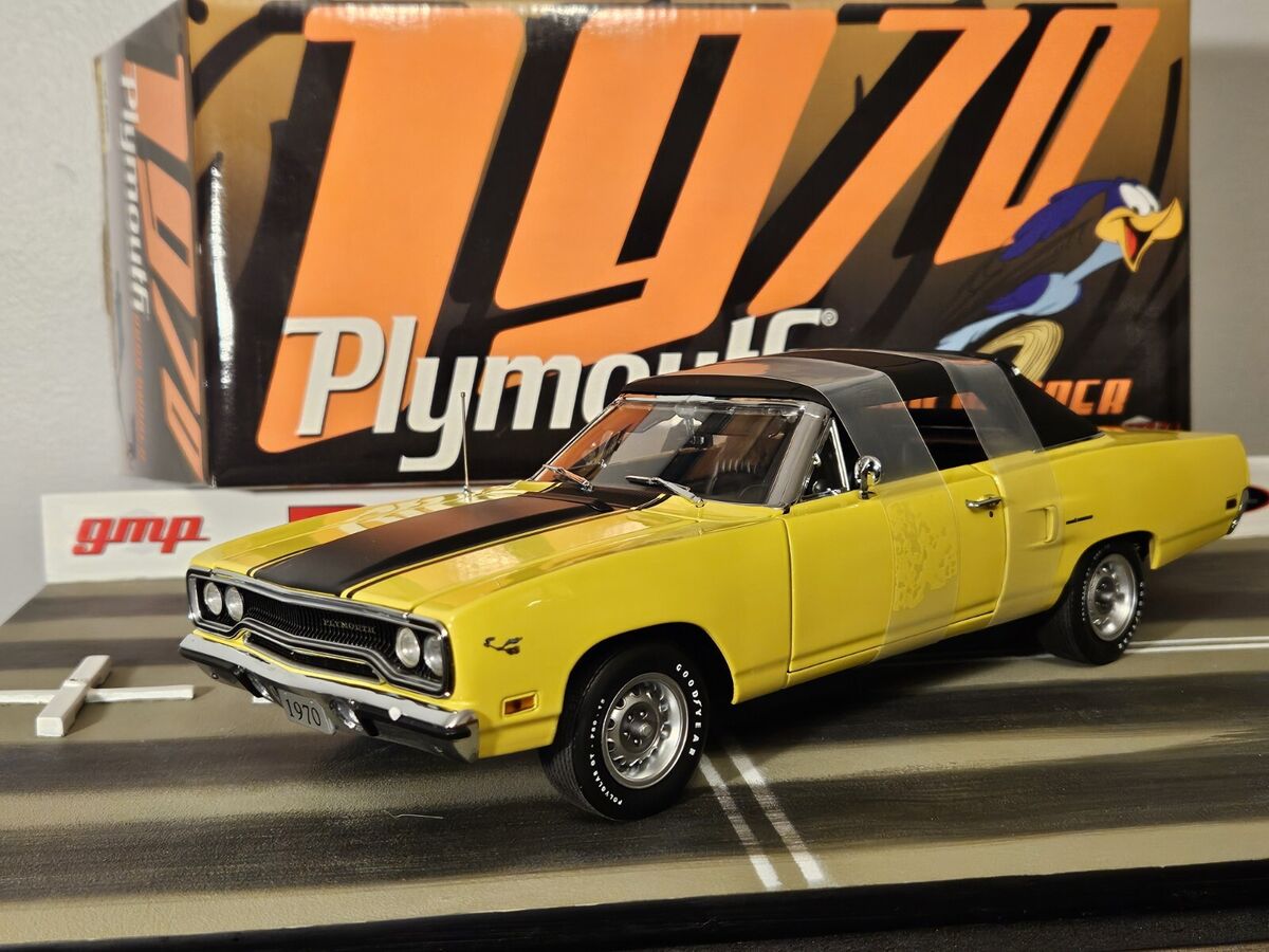 GMP ACME 1:18 1970 PLYMOUTH ROAD RUNNER CONVERTIBLE- YELLOW GMP ACME 1:18 1970 PLYMOUTH ROAD RUNNER CONVERTIBLE- YELLOW