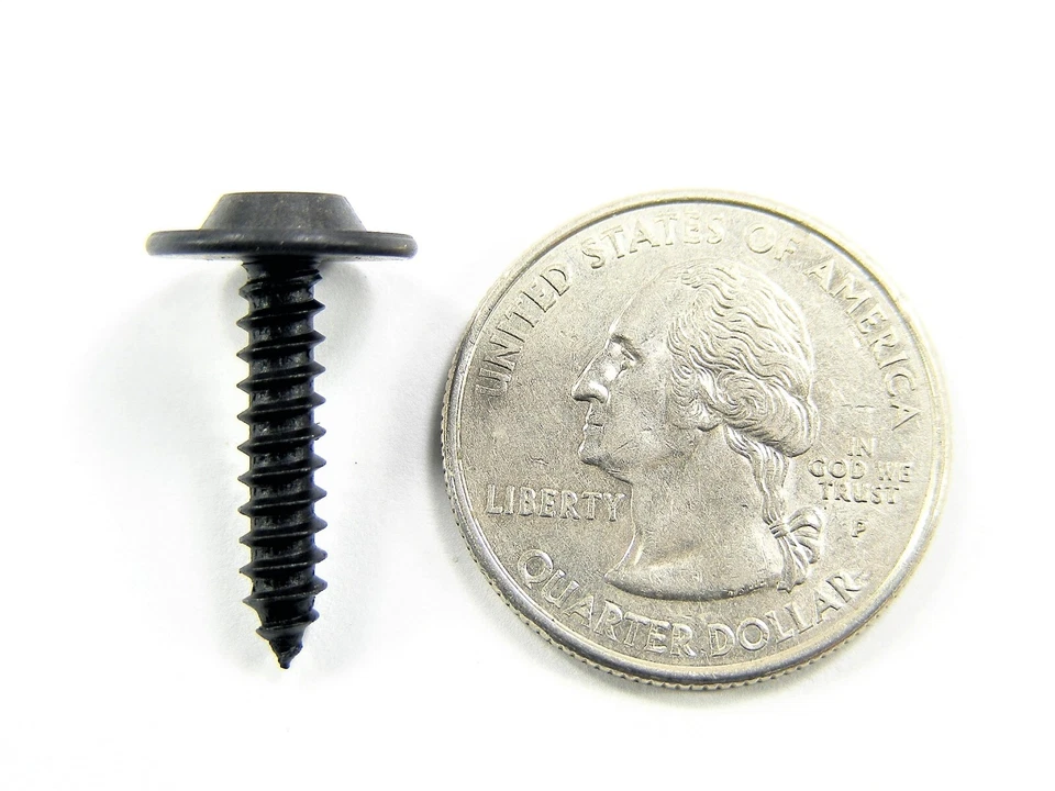 Tornillos de ajuste interiores para Jeep - #8 x 1/2" a 1" de largo tapa plana - 75 piezas (25ea)- #321 Foto 3 de 4