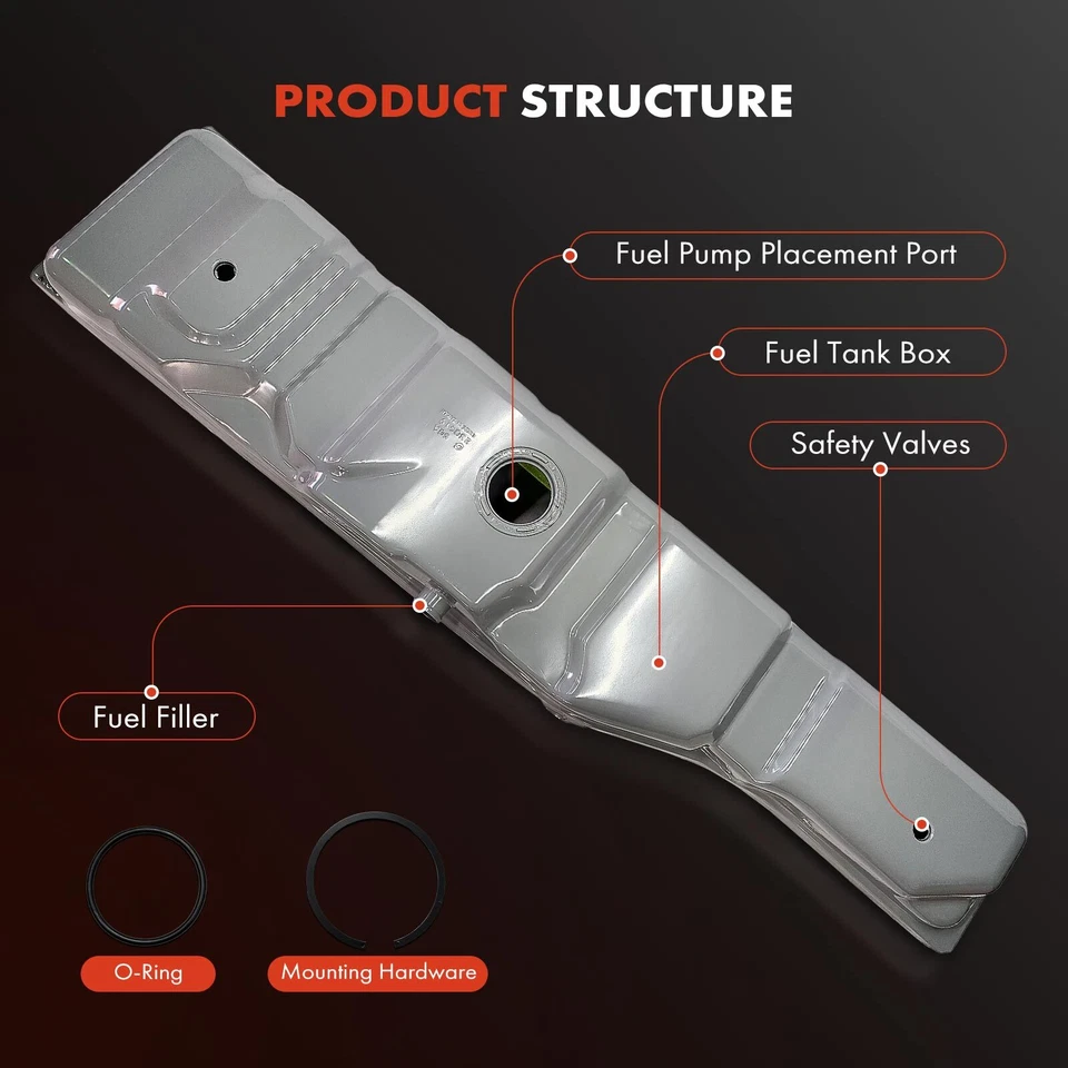 Tanque de combustible de 31 galones para Chevrolet Express 1500 96-02 Express 2500 Express 3500 GMC Foto 2 de 4