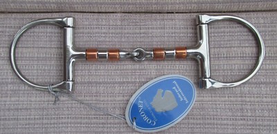 Filet De Bride Coronet Copper Mouth Dee Snaffle – 5 1/2 Pouces – Neuf