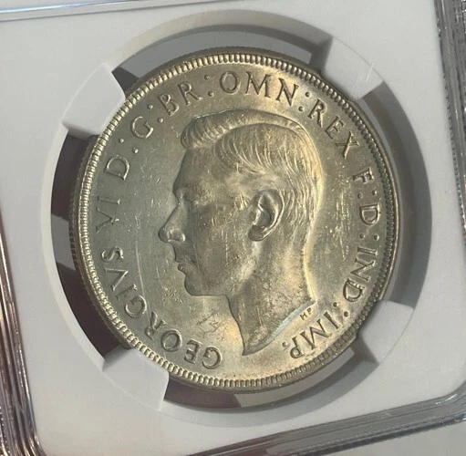 Australia - 1937 Large Silver Crown (NGC MS 61) - Image 2 of 4