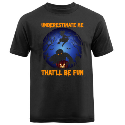 Halloween Costume Spooky Witches Pumpkin Ghost Graphic T-shirt