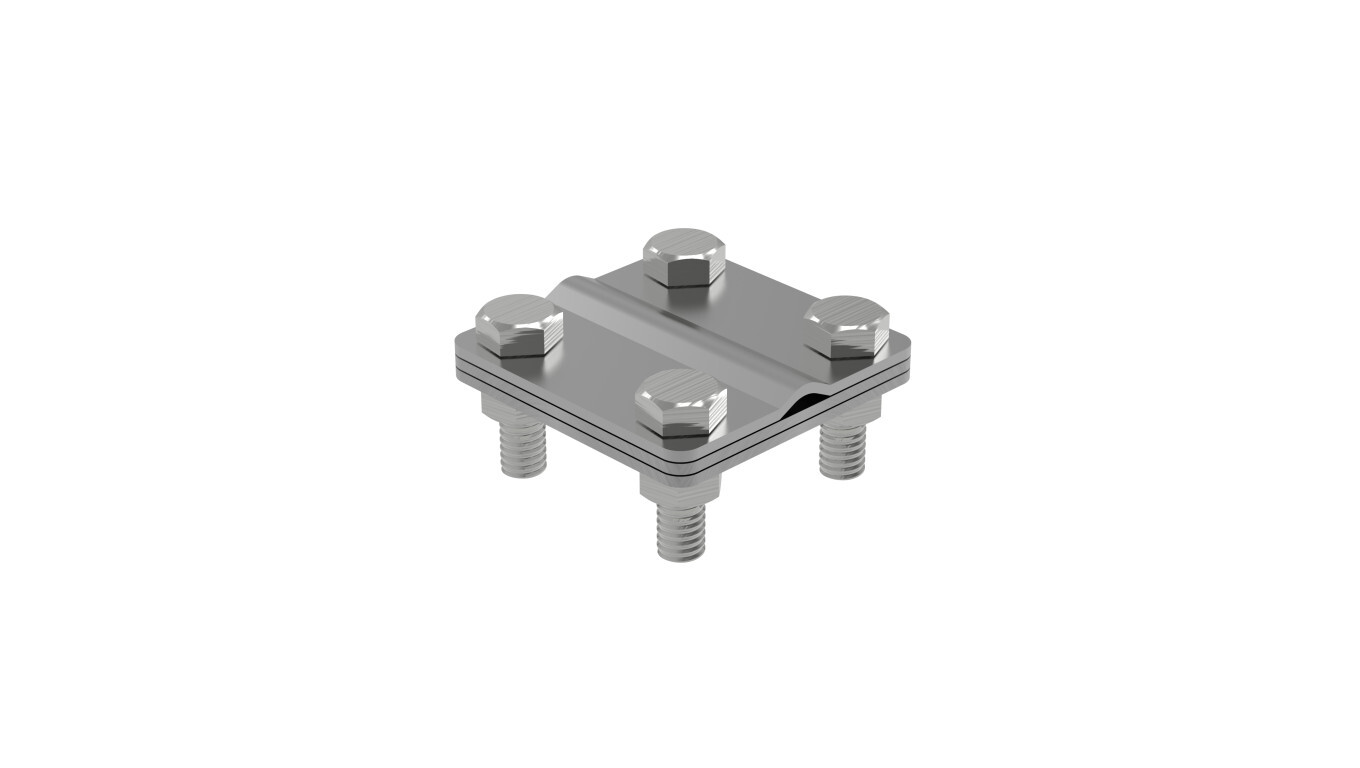 Universal branch connector, stainless steel lightning wire/hoop iron 14.1 /T2UK