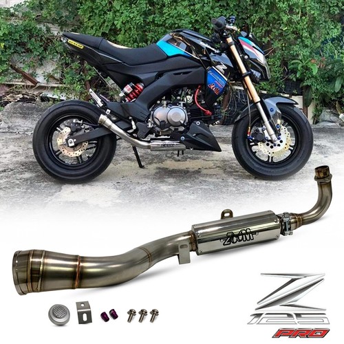 kawasaki z125 zoom exhaust