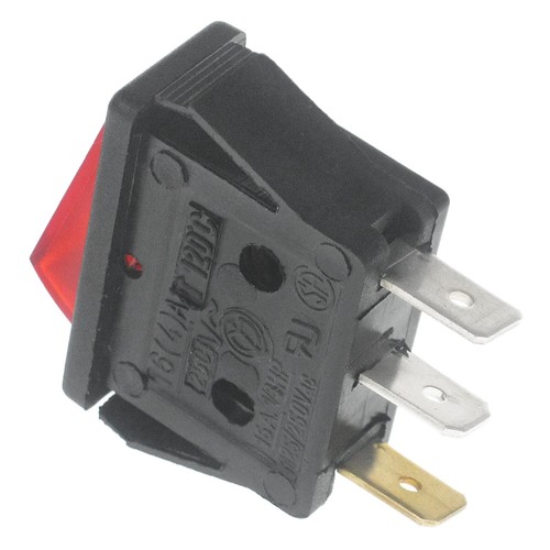 RED ROCKER POWER SWITCH 16A FLAKT-WOODS FAN SPEED CONTROLLER ME1.1 ME1.3 ME1.6 - Picture 6 of 15