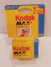 Kodak Max Versatility 400 Film 24 Exposures 35mm Color Expired 2003 New