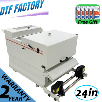 24in Auto DTF Powder Shaker Curing Dryer Vacuum Conveyor Recycling