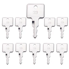 10PCS Hyundai Excavator Ignition Key HD62 Fits Bobcat 316 Nagano Sunward Thomas
