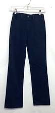 Chaps Boys Approved Schoolwear Pant Size 14 Slim Navy Blue B34 N
