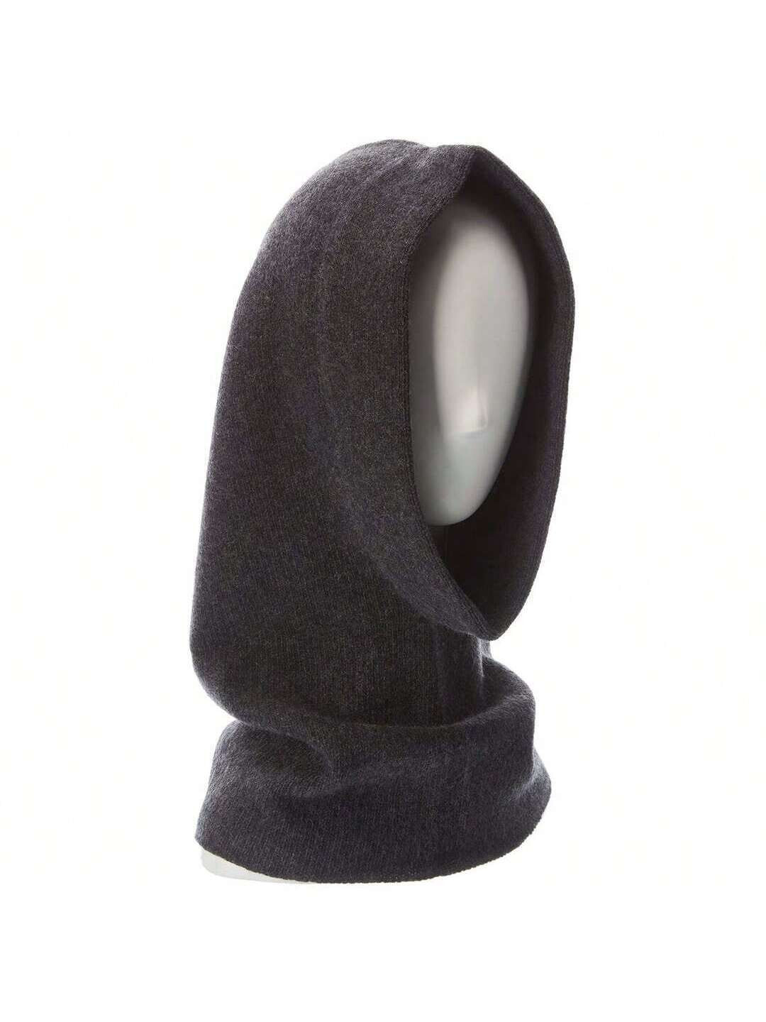 Portolano 100% Cashmere Unisex Hood Snood Cap Scarf Collar Hooded 24291HC $220