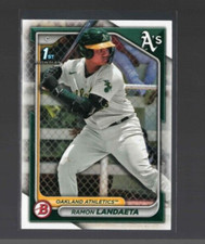 Ramon Landaeta 2024 Bowman 1st Prospects Paper #BP-28 Athletics
