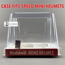 Riddell Speed NCAA Mini Helmet Display Case Box – Empty Retail Container
