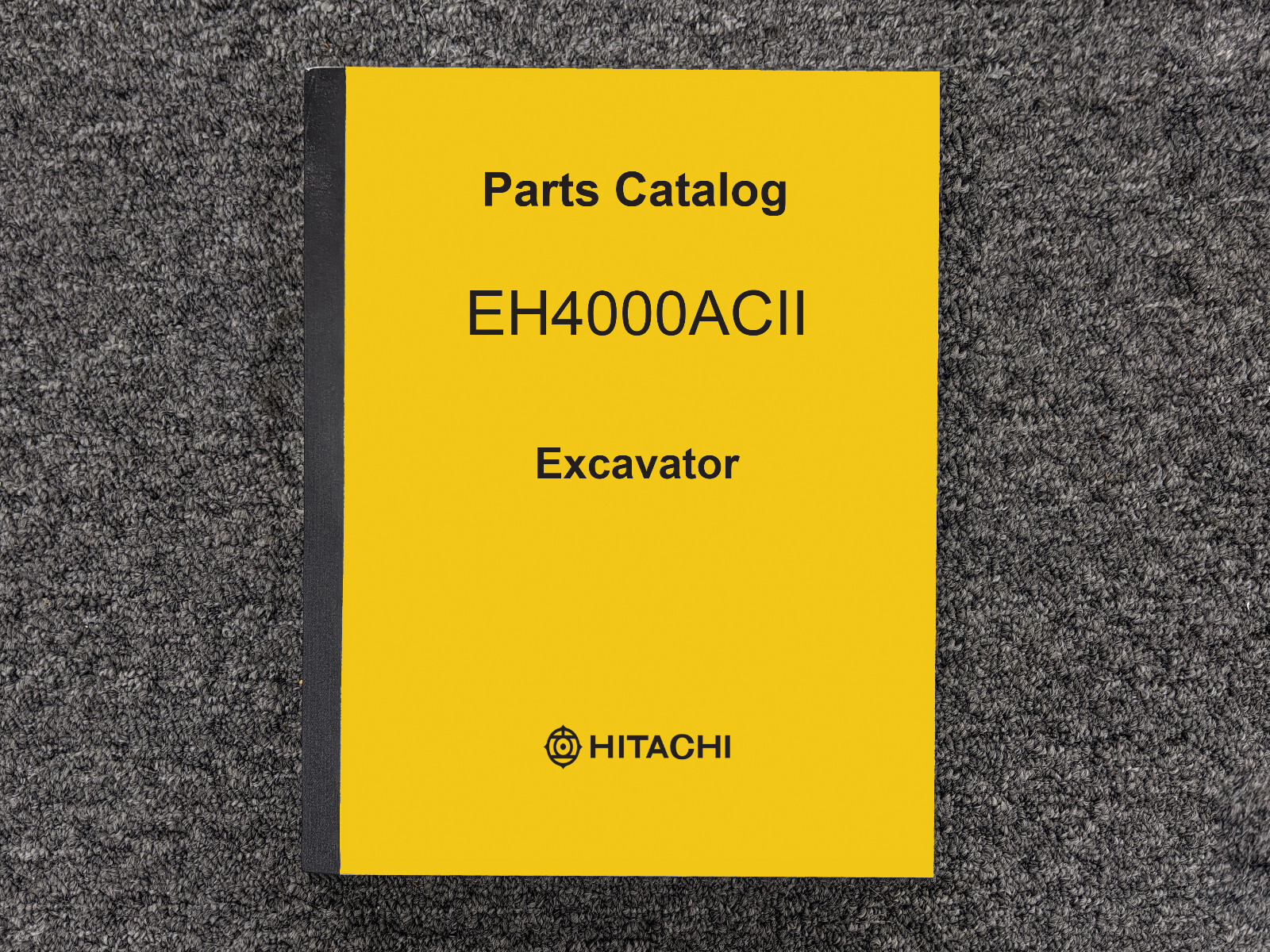 Manual de catálogo de piezas Hitachi excavadora EH4000ACII