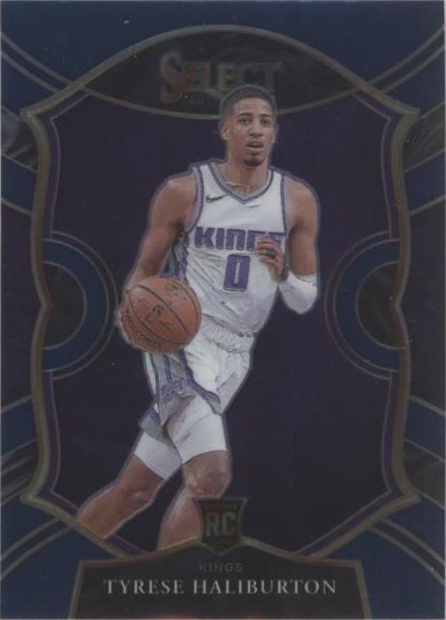 2020-21 Panini Select - Concourse  Blue #72 Tyrese Haliburton (RC)