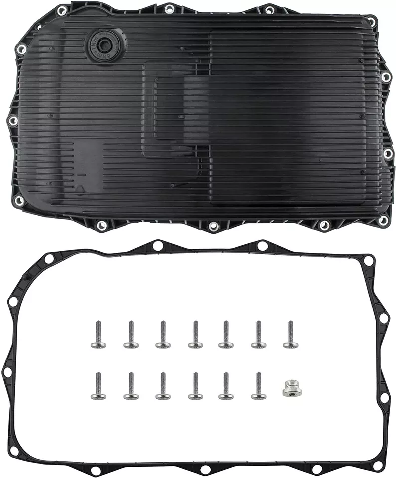 Cacerola de aceite de transmisión con filtro y junta y tornillo para BMW B7 X1 X3 X5 X6 Z4 Alpina Foto 2 de 4